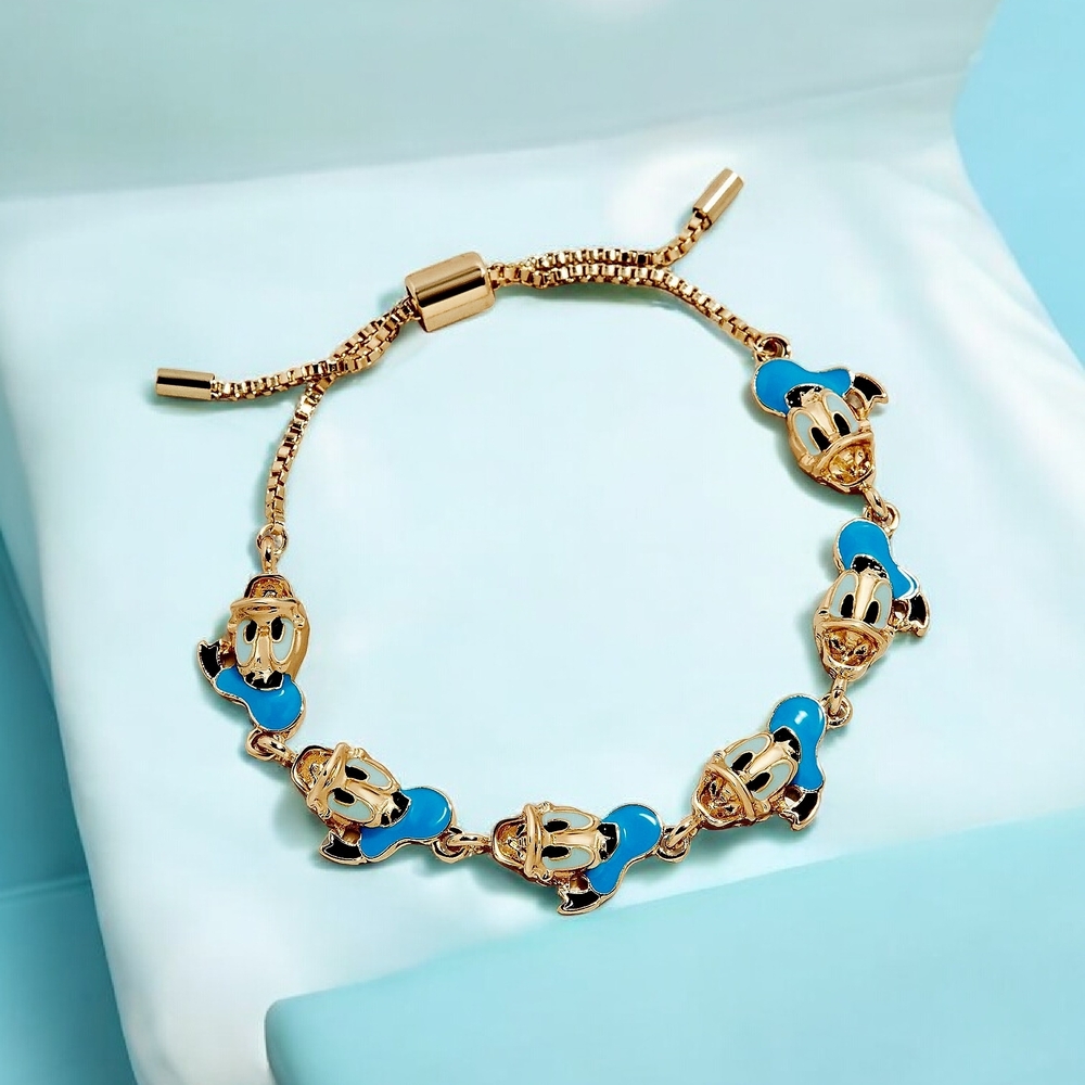 NEW Disney Donald Duck Repeating Bracelet.Officially Licensed Disney NWT